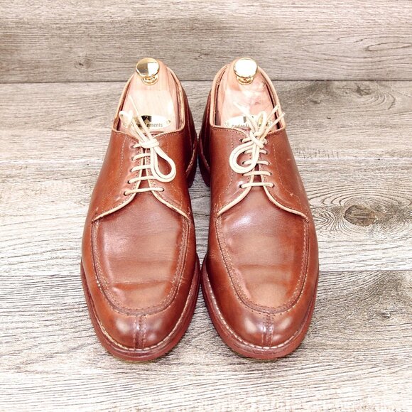 Allen Edmonds CLARK STREET Dainite 8 D Camel * add $15 Cedar Trees - Picture 2 of 13